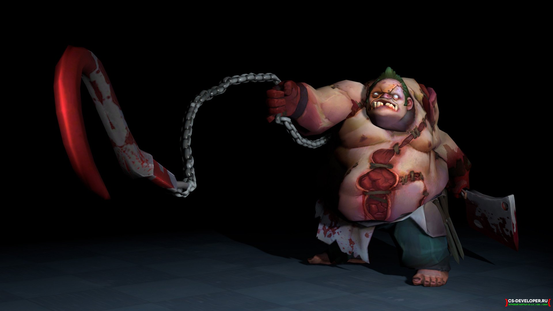 Кулон Хук Пуджа Hook Pudge из игры Dota 2 Дота 2