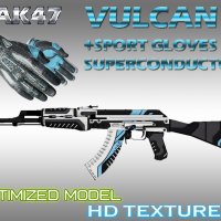 img-slide4Модель AK47 «Vulcan HD» для  CS 1.6