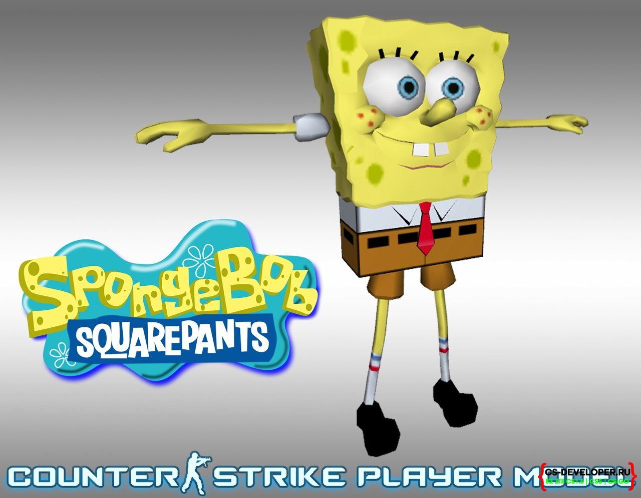 Модель «Sponge Bob — Square Pants» для CS 1.6
