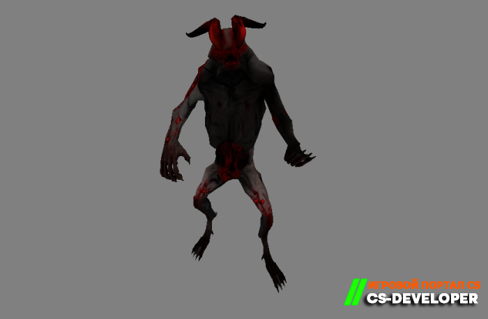 Модель [Зомби] «Helldemon / Адский демон» для CS 1.6