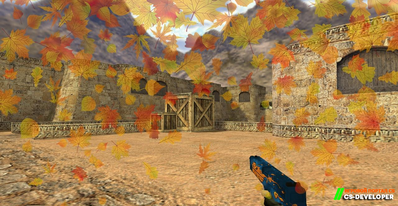 Плагин « Падающие листья / Falling leaves » для CS 1.6