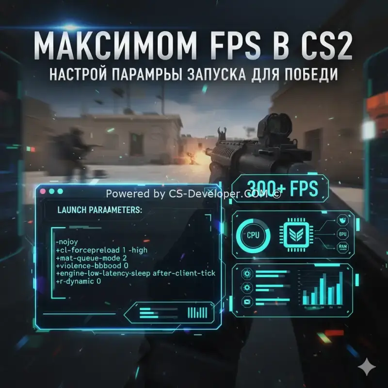 Максимум FPS в CS2: Настраиваем игру для победы с помощью параметров запуска